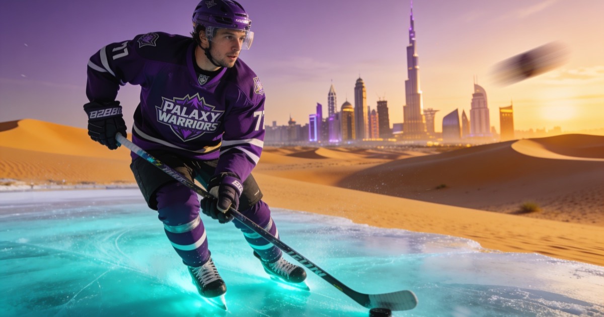 Galaxy Hockey Academy — ключевой визуал