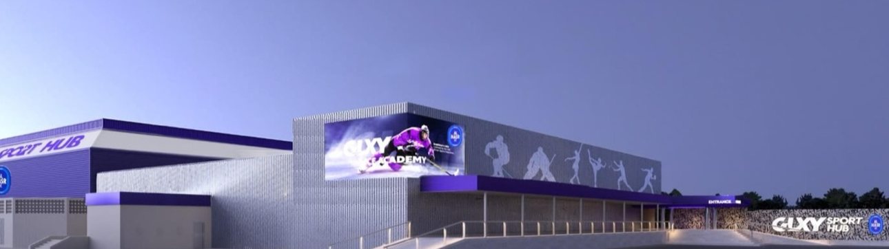 Galaxy Arena exterior, design render